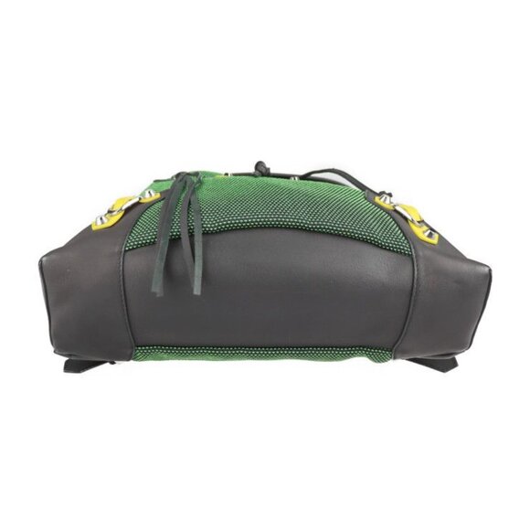 Balenciaga Traveler S Backpack Daypack Nylon Leather Green Black main image 6